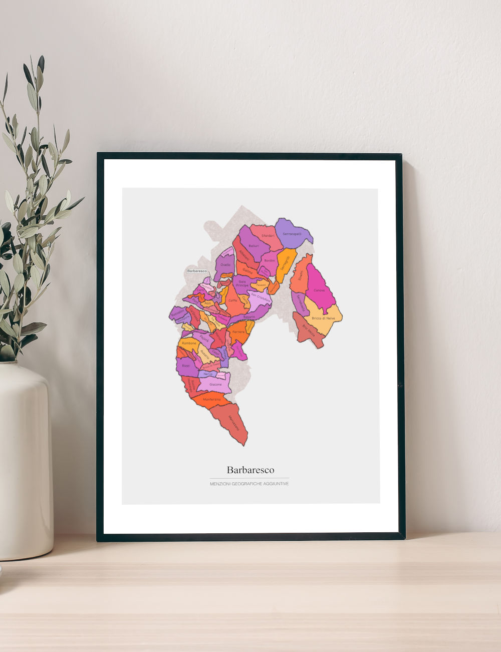 Picture Wine Map Barbaresco