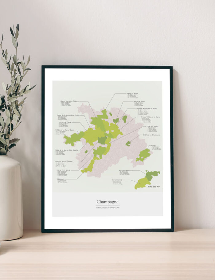 Picture Wine Map Champagne