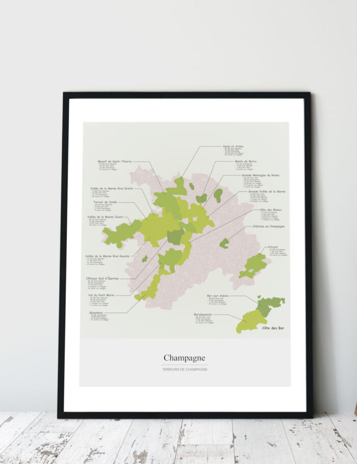 Picture Wine Map Champagne