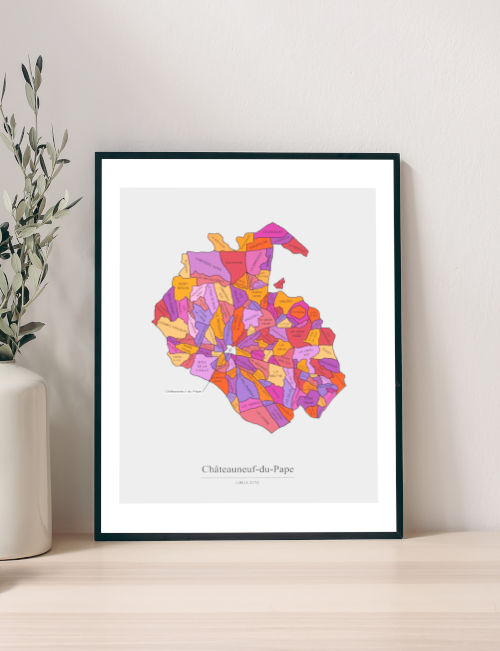 Picture Winemap Chateauneuf du Pape