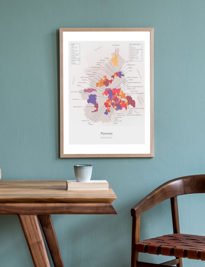 Picture Wine Map Piedmont