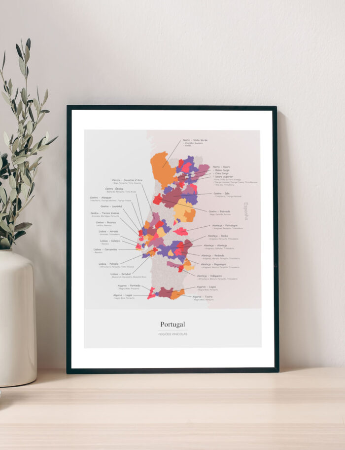 Picture Wine Map Portugal