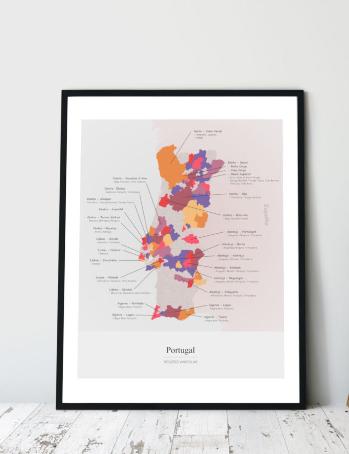Picture Wine Map Portugal