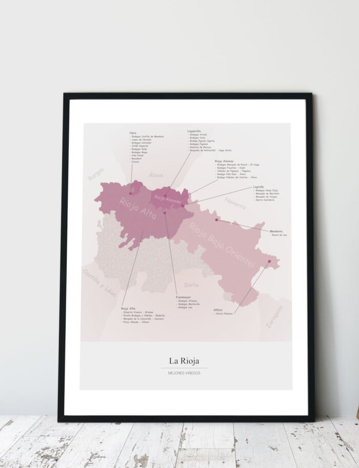 Picture Wine Map Rioja